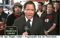 Mit den Augen rollen