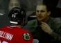 Eishockey Puck im Auge