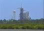 Kameramann filmt Spaceshuttle Start