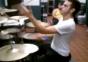 Jonglierender Drummer
