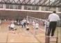 Gesichtsbremse beim Volleyball