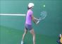 Beeindruckende Volley Skills beim Tennis