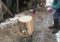 Spezielle Axt zum Holz spalten