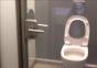 Hightech Toilettentür