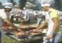 Riesige Grillparty