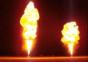 Gewaltige Stichflamme