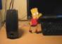 Bart Simpson am abhotten