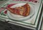 Lecker Haare in der Pizza