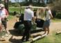 Mit dem Golf Buggy auf und davon