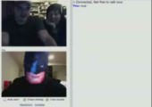 Superheld bei Chat-Roulette