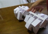 Kinetische Papierkonstruktion
