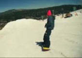 Krasser Snowboardtrick
