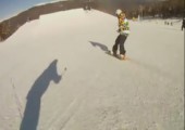 Triple beim Snowboarding