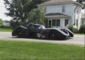 Batmobile mit Düsenantrieb
