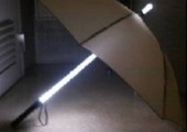Lichtschwert Regenschirm