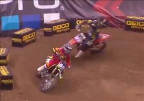 Etwas zu früh gefreut beim Motocross