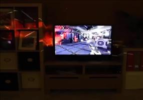 Microsoft IllumiRoom Demonstration