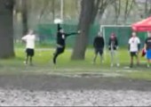 Toller Einsatz beim Frisbee
