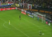Elfmeter Schießen zwischen Brasilien und Paraguay