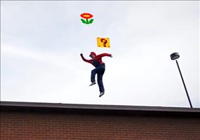 Super Mario Brothers Parkour In Real Life