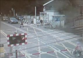 Fahrradfahrer mit Nahtoderfahrung