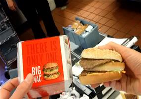 Fast Food Werbung VS Realität Experiment