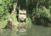 Mit dem Jeep unter Wasser