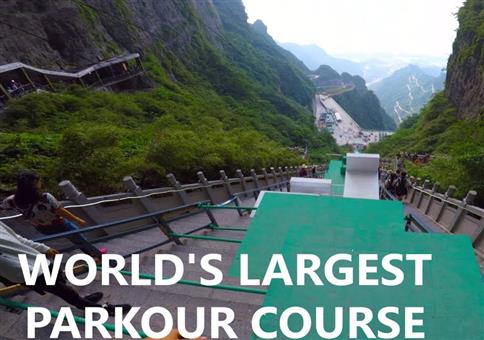 Die weltgrößte Parkour Strecke