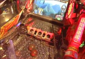 Jackpot an einem japanischen Spielautomaten