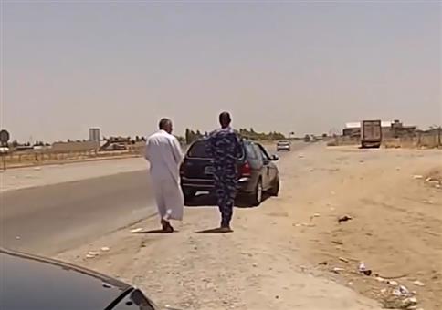 Mitfahrgelegenheit im Irak