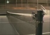 Tennisnetz Trick
