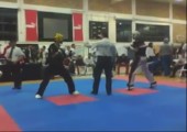 Epischer Kickbox Kampf