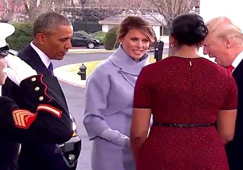 Vor Trumps Vereidigung gabs noch ein Geschenk für Obama