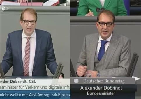 Dobrindts alte Leier