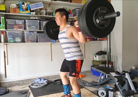 Aufräumen nach dem Gewichtestemmen