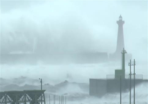 Was für eine riesige Welle!