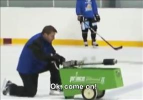 Hartes Training bei finnischer Eishockeymannschaft