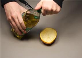 ToDo: Lampe aus Orange basteln