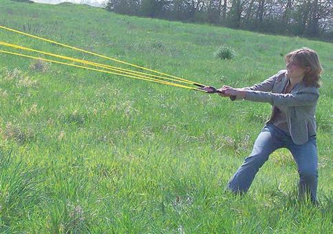 Wasserbombenschleuder