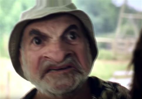 The Walking Dead mit Gesichtsfilter