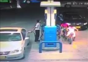 Kleiner Tankstellenbrand