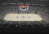Wie aus einem Eishockeyfeld ein Basketballfeld wird