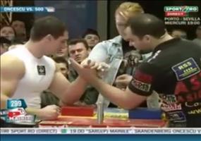 Pro Armwrestler vs. Pro Bodybuilder