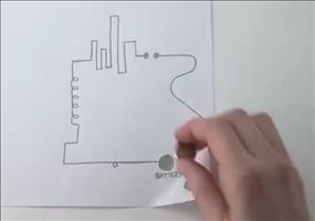 Stromleitende Linien malen