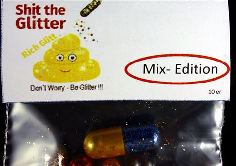 Shit the glitter!