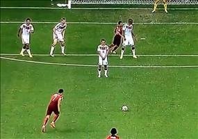 Ronaldo Freistoß VS die Einmann-Mauer