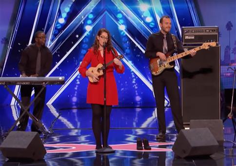 Gehörlose Sängerin Mandy Harvey bei America's got Talent