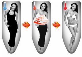 Heißer Bügeltischbezug