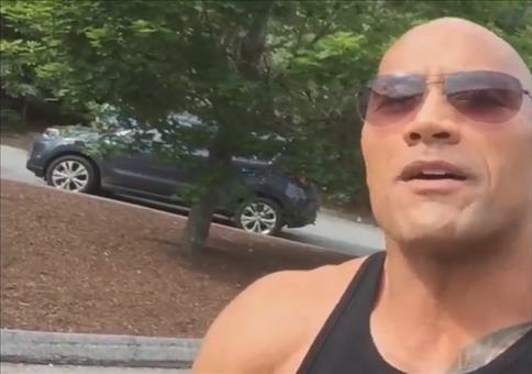 The Rock hatte einen kleinen Unfall am Set