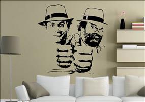 Bud Spencer und Terence Hill Wandtattoo